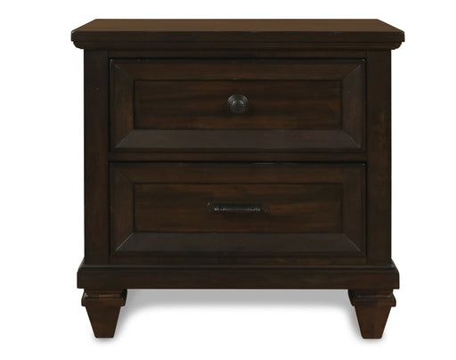 New Classic Furniture Sevilla Walnut Two Drawers Nightstand