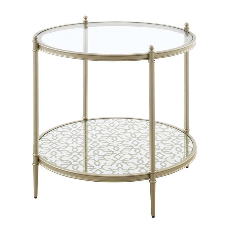 Acme Furniture Zaba Champagne End Table