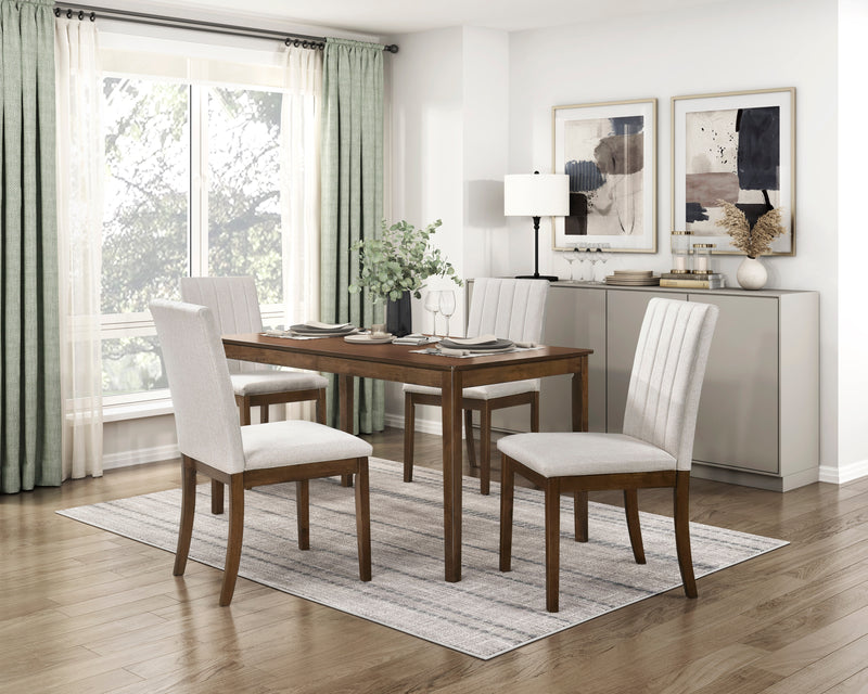 Home Elegance Maude Brown Dining Table