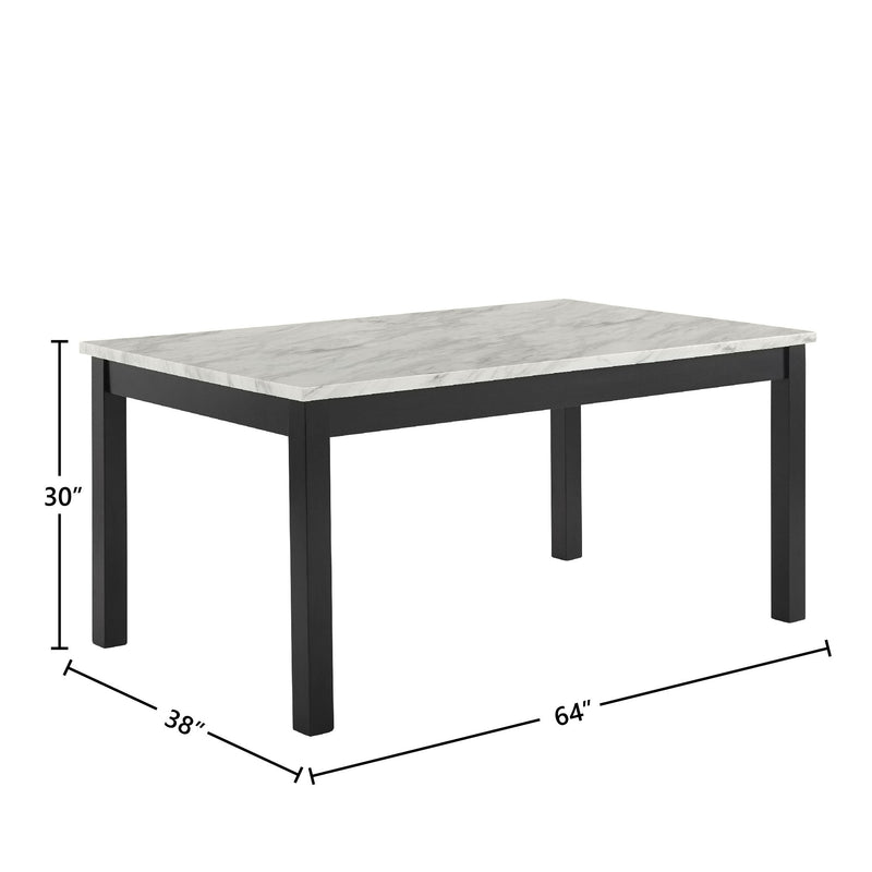 New Classic Furniture Celeste Black 64 Inch Dining Table