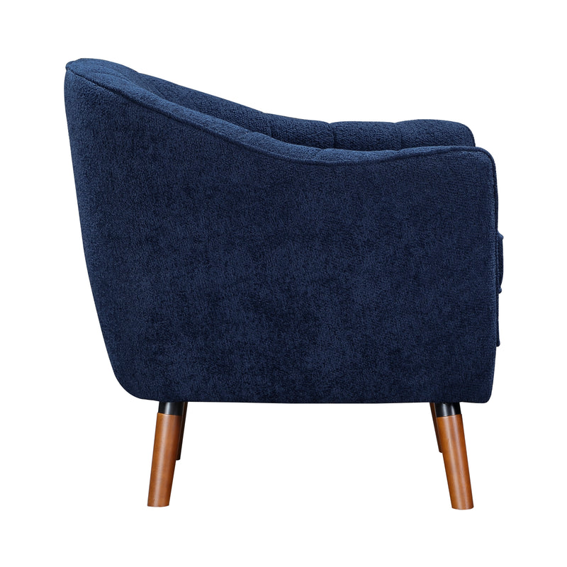 Home Elegance Cutler Blue Accent Chair