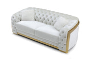 Glory Furniture Lexi Ivory Sofa