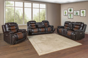 New Classic Furniture Nikko Brown Power Glider Recliner