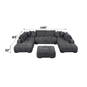Acme Furniture Chosen Gray Sectional