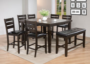 Acme Furniture Urbana Black Espresso 8pc Counter Height Set