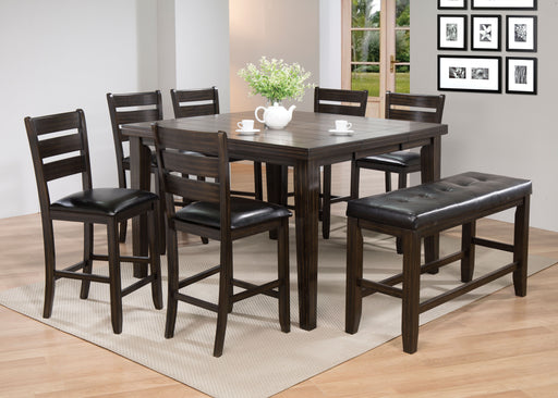 Acme Furniture Urbana Black Espresso 8pc Counter Height Set