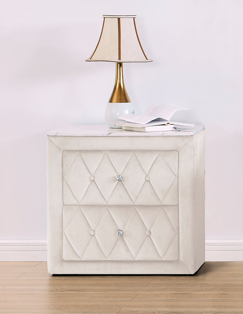 Crown Mark Annabelle Black Night Stand