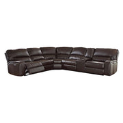 Acme Furniture Saul Espresso Power Motion Sectional