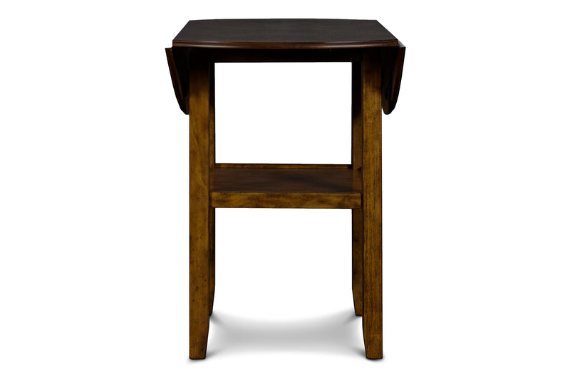 New Classic Furniture Gia Ebony PU 42 Inch 3pc Counter Height Set