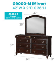 Glory Furniture Triton Cappuccino Dresser