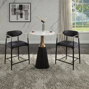 Acme Furniture Jaramillo Natural Black Counter Height Table