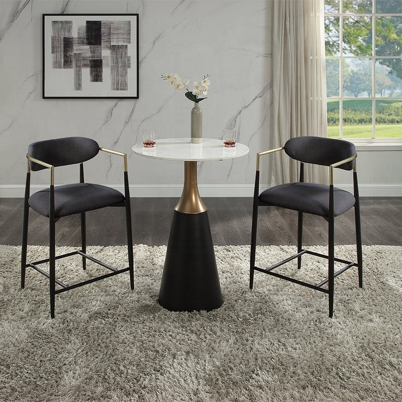 Acme Furniture Jaramillo Natural Black Counter Height Table