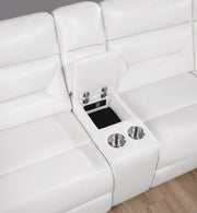 Global Furniture U2682 Grey White Sectional