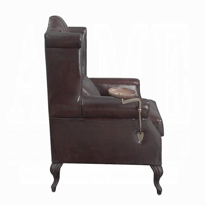 Acme Furniture Pino Vintage Brown Accent Chair