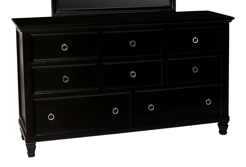 New Classic Furniture Tamarack Black Wood Dresser