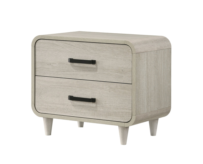 Crown Mark Nyomi White Night Stand