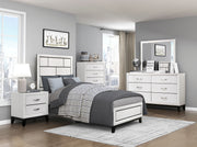 Home Elegance Davi White Chest