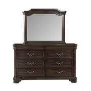 New Classic Furniture Lyndhurst Walnut Brown Landscape Mirror