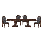 Home Elegance Adelina Cherry Gold 5pc Dining Room Set
