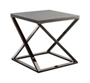 Steve Silver Aegean Black Nickel End Table