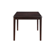 New Classic Furniture Gia Ebony PU 60 Inch 5pc Dining Set