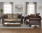 Coaster Furniture Elmbrook Brown 2pc Living Room Set
