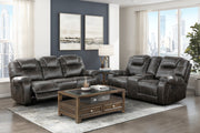 Home Elegance Gainesville Beige 2pc Living Room Set