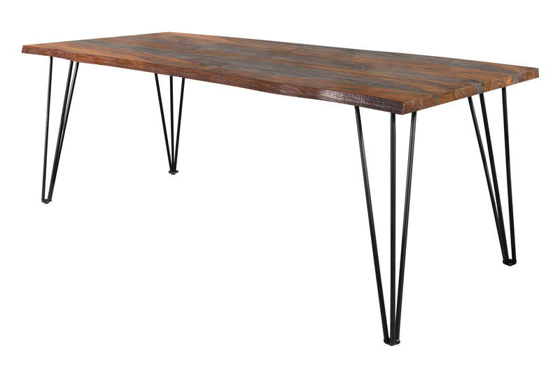 Coaster Furniture Neve Sheesham Grey Beige 6pc Dining Room Set