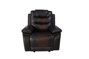 New Classic Furniture Nikko Brown Glider Recliner