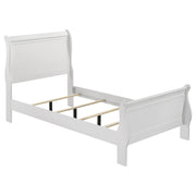 Coaster Furniture Louis Philippe White 5pc Bedroom Set with Twin Bed