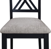 Crown Mark Eloise Light Grey 7pc Dinette Set