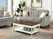 Steve Silver Joanna Ivory Mocha Coffee Table