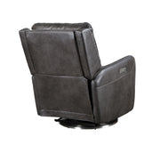 Steve Silver Athens Charcoal 360 Swivel Power Recliner