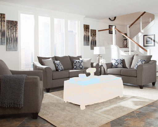 Coaster Furniture Salizar Charcoal Grey 3pc Living Room Set