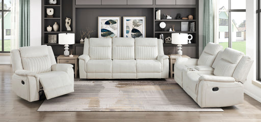 Home Elegance Dean Beige 3pc Living Room Set