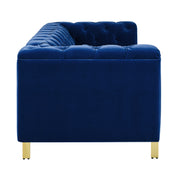 Steve Silver Charlene Gray Velvet Sofa
