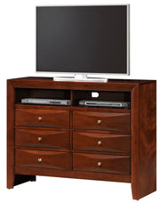 Glory Furniture Marilla Cherry Media Chest
