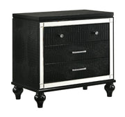 New Classic Furniture Valentino Black Nightstand