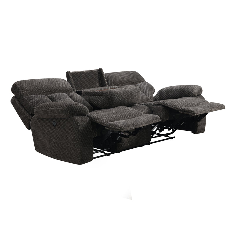 New Classic Furniture Bravo Charcoal Sofa with Power Footrest