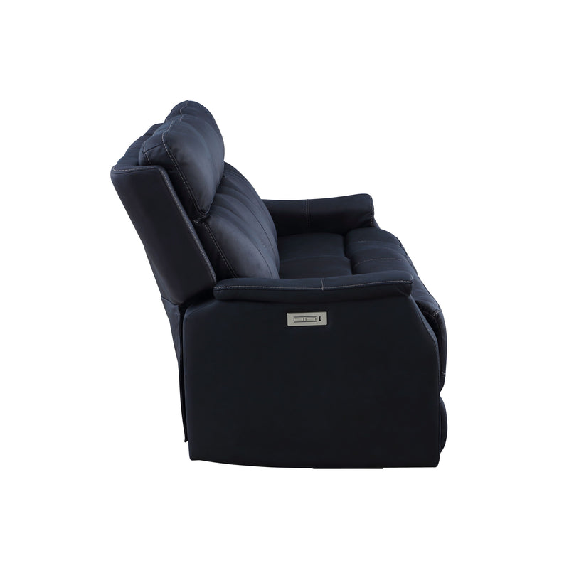 Steve Silver Valencia Walnut Power Recliner Sofa