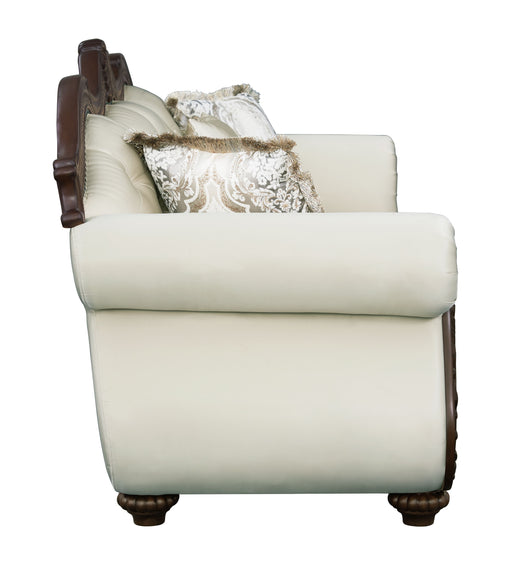 Acme Furniture Pierce Beige Sofa with 5 Pillows