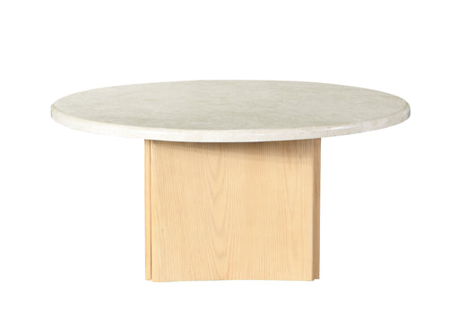 Acme Furniture Qwin Natrual Oak 3pc Coffee Table Set