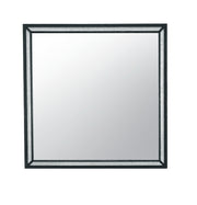 Global Furniture Reid Black Dresser and Mirror