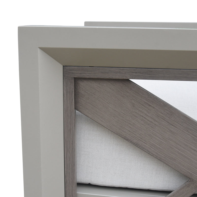 Steve Silver Dalilah Gray Patio Arm Chair