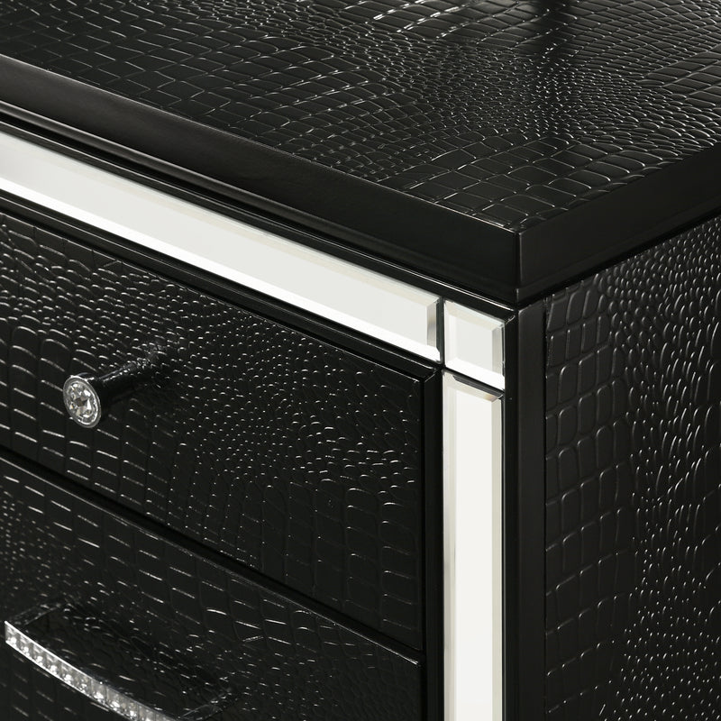 New Classic Furniture Valentino Black Vanity Table