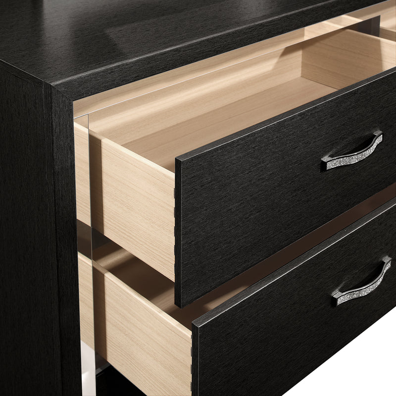 New Classic Furniture Huxley Black Dresser