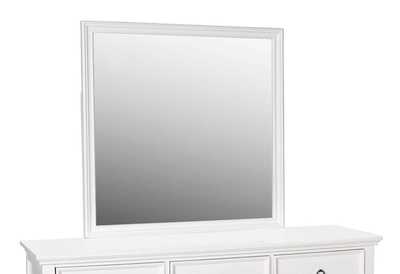 New Classic Furniture Tamarack White Glass Mirror