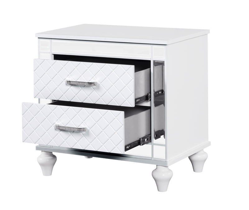 Glory Furniture Livorno White Nightstand