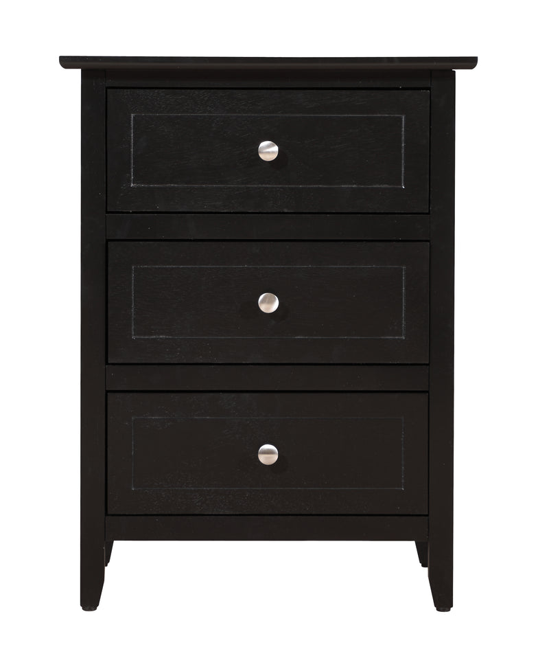 Glory Furniture Daniel Teal 3 Drawers Nightstand