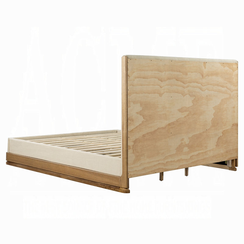 Acme Furniture Zoey Cream Oak King Bed